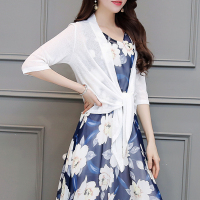 配吊带裙的小披肩外搭开衫夏季百搭女大码薄短款外套防晒衣针织衫