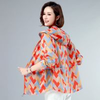 妈妈短款防晒服轻薄透气2021夏季新款超薄外套洋气减龄防晒衣潮女