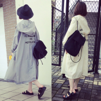 欧洲站防晒衣女中长款2020夏季新款韩版宽松白色大码沙滩薄款开衫