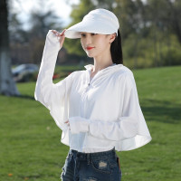 防晒衣女2021新款夏季防紫外线透气防晒罩衫薄外套开车长袖防晒服