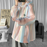 胖mm夏季外套女薄款长袖防晒衣ins潮大码女装宽松韩版透气空调衫