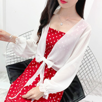 超仙短款披肩夏季配裙子的上衣百搭短外套外搭薄款雪纺防晒衣罩衫