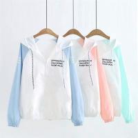 防晒衣女学生韩版短款防紫外线户外出行夏季防晒衫宽松夹克外套女