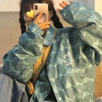 ins小红书夏季兔子爱心满印韩版宽松薄外套女学生休闲百搭防晒衣