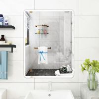 镜子贴墙自粘卫生间浴室厕所挂墙免打孔粘贴网红化妆梳妆玻璃挂式