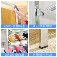 鞋柜鞋架子简易多层储物柜收纳架子防尘家用不锈钢多层特价大容量