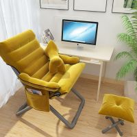 网红懒人沙发豆袋折叠躺椅子单人午休沙发椅成人电脑靠背椅休闲椅