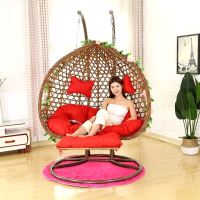双人吊篮秋千吊椅懒人沙发鸟巢阳台室内懒人吊床网红摇椅藤椅摇篮