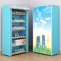 鞋架多层简易家用组装门口宿舍鞋柜经济型宿舍防尘小鞋架子省空间