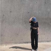 枫述胖妹妹显瘦直筒牛仔裤女2020新款大码女装高腰宽松拖地阔腿裤子潮