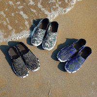 枫述夏季韩版潮流男鞋子百搭透气编织鞋运动休闲跑步一脚蹬懒人潮鞋