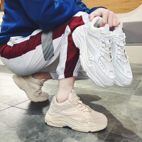 枫述2021新款春季潮流男鞋百搭运动休闲板鞋男生跑步ins老爹潮鞋港风