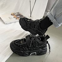 枫述厚底老爹鞋女2021春季新款百搭网红火韩版休闲运动鞋学生跑步鞋