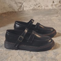 枫述2021夏季新款小皮鞋女学院风jk制服鞋一字扣软妹日系玛丽珍单鞋