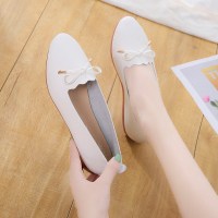 枫述牛筋软底2021春秋季新款鞋子一脚蹬平底鞋浅口单鞋女夏季豆豆鞋潮