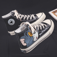 枫述男鞋2021新款夏季布鞋帆布鞋潮鞋韩版潮流百搭休闲鞋春季高帮板鞋