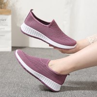 枫述老北京布鞋女妈妈鞋舒适轻便时尚款软底透气一脚蹬懒人中老年女鞋