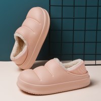 枫述棉拖鞋女2021年新款冬季防水包跟家居室内情侣居家用厚底女士棉鞋