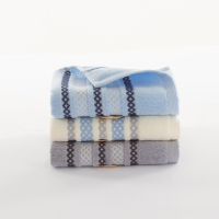 三利菱格缎面巾 9945 一条装