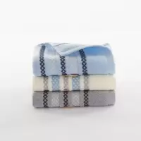 三利菱格缎面巾 9945 一条装