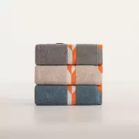 三利橙色缎档面巾 9837 一条装