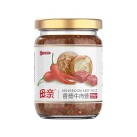 母亲香菇牛肉酱辣味210g下饭香菇辣椒酱拌意面拌饭
