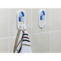 茶花塑料正品2903 衣服挂钩壁挂 CH-H强力承重粘钩(1X2) 0.06kg