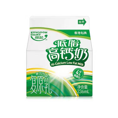 维记低脂高钙奶236ml