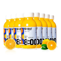 零度果坊 早橙好 NFC果汁100%橙汁 早晨早餐果汁 280ML*8瓶