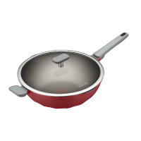苏泊尔火红点钛磨力不粘炒锅晶铸系列NC34WA3