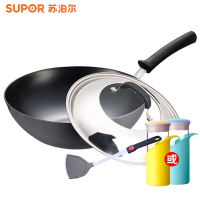 苏泊尔臻铁真不锈铸铁炒锅·钢玻盖FC30Z3