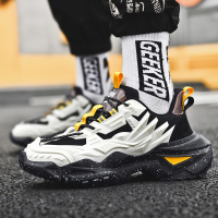 述雅2021新款春季男鞋潮牌增高鞋ins老爹鞋男士网红潮流百搭潮鞋