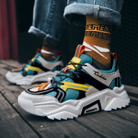 述雅老爹鞋ins潮男网红男鞋子2020春季新款情侣精神小伙增高松糕潮鞋