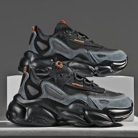 述雅品牌男鞋2020新款春季潮流百搭增高潮鞋运动休闲鞋男士欧货老爹鞋