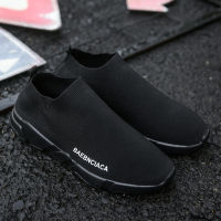 述雅夏季男鞋子ulzzang袜子鞋韩版潮流男士休闲鞋透气懒人鞋