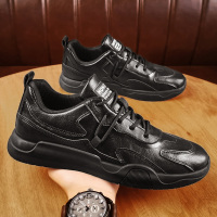 述雅冬季工装马丁靴男休闲上班工作防滑防水工地厨房厨师皮鞋男士潮鞋