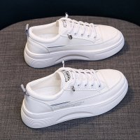 述雅简茉蓝小白鞋女春秋2021年新款透气休闲板鞋韩版百搭运动鞋秋季女鞋