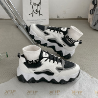 述雅简茉蓝港风运动鞋女ins潮欧洲站2021年新款秋季火厚底炸街老爹鞋透气