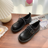述雅简茉蓝小众厚底玛丽珍单鞋女英伦风小皮鞋2022年新款春秋季百搭乐福鞋
