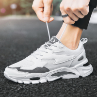 述雅男鞋2021新款春季透气网面运动休闲鞋韩版男士潮流板鞋老爹潮鞋子