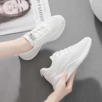述雅旗舰店好走路女鞋duodoulu运动休闲纯全白色轻便舒适健身跑步鞋子