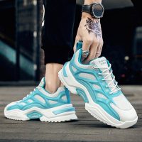 述雅老爹鞋男ins潮流男生鞋子2021新款春季男鞋韩版百搭休闲运动潮鞋