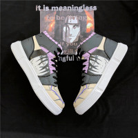 述雅春季日系动漫男鞋情侣同款高帮板鞋火影忍者大蛇丸联名学生潮鞋