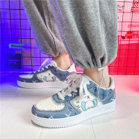 述雅鞋子男2021年春季新款芝麻街动漫联名潮鞋青少年百搭休闲运动板鞋