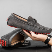 述雅步拉戈维 男鞋夏季新款休闲鞋男韩版潮流豆豆鞋男透气户外运动鞋懒人驾车鞋潮