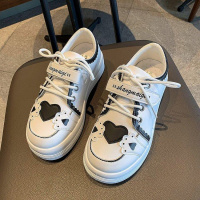 述雅春季可爱猫爪lolita运动鞋女日系丑萌jk大头鞋圆头厚底松糕平底