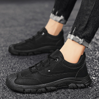 述雅东元晶男鞋秋季透气休闲运动工装马丁工地上班干活工作秋季劳保潮鞋