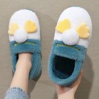 述雅槿岸冬季棉拖鞋女ins网红可爱2021新款厚底家用保暖学生毛绒棉鞋外穿