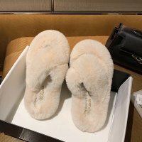 述雅槿岸毛毛拖鞋女外穿2021年新款韩版ins 潮鞋秋冬季加绒保暖家居棉鞋子