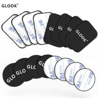 手机引磁片车载支架强力磁力吸铁片磁吸贴片粘贴式大号超薄铁片 4个圆有英文字送保护膜手机支架手机座